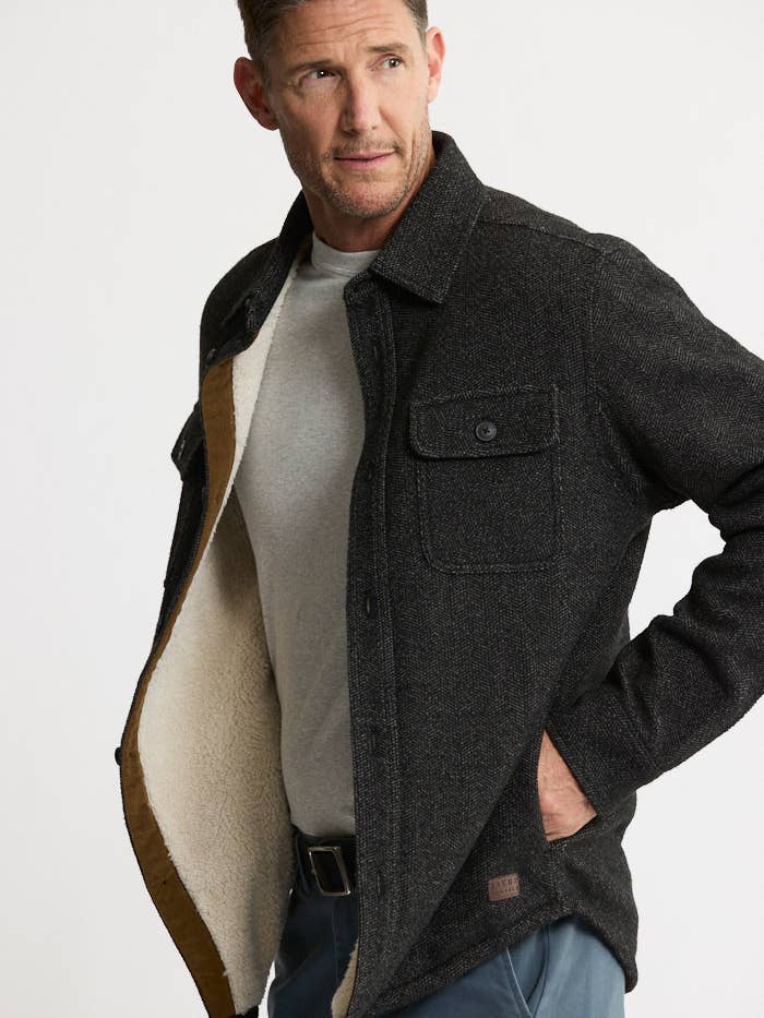 JACHS NY - Wholesale Jacket - Men's - Sherpa Lined Wool Jacket33