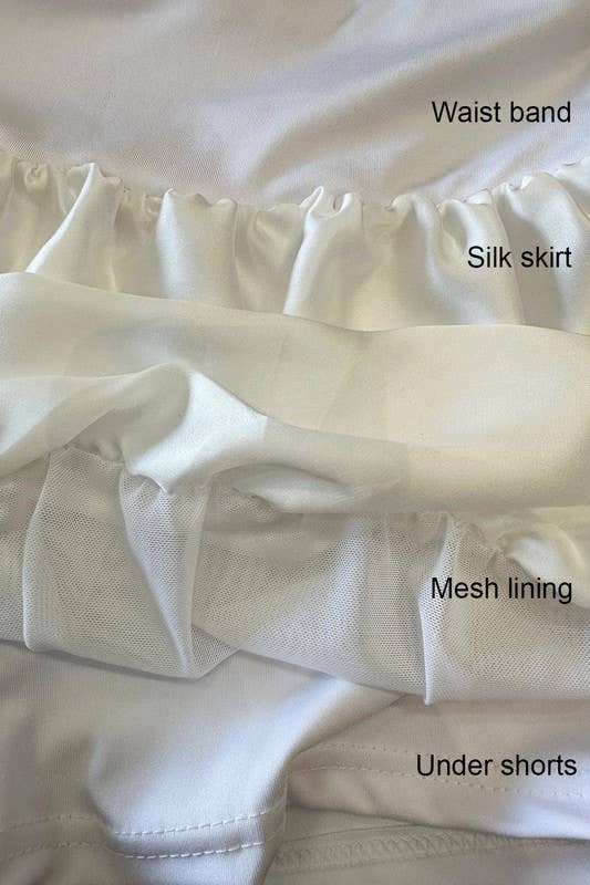 Color 5 – wholesale Skirt – Women’s – Balloon bubble ruffle mini  skirt  w/lining and shorts under13