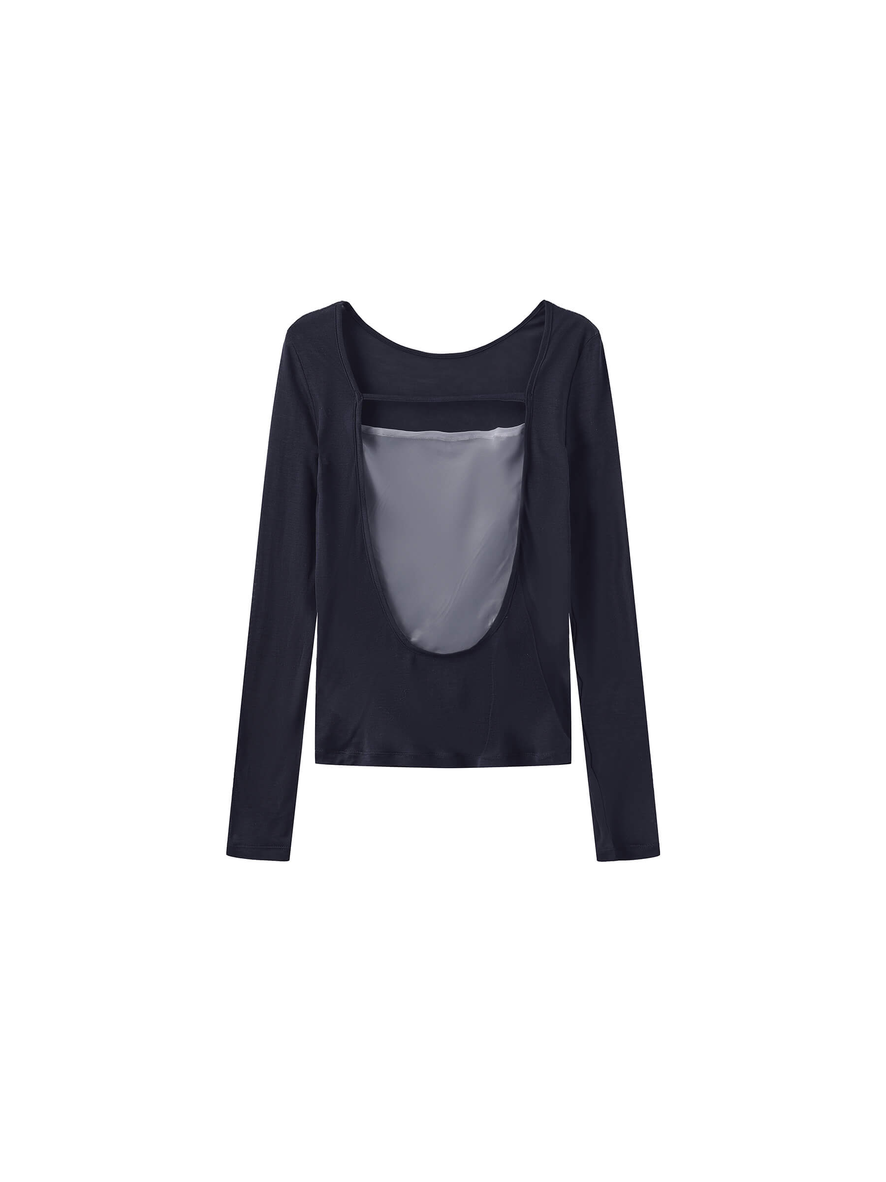 CUBIC - Wholesale Knit Top - Women's - Backless Deep U-Neck Sheer Knit Top19