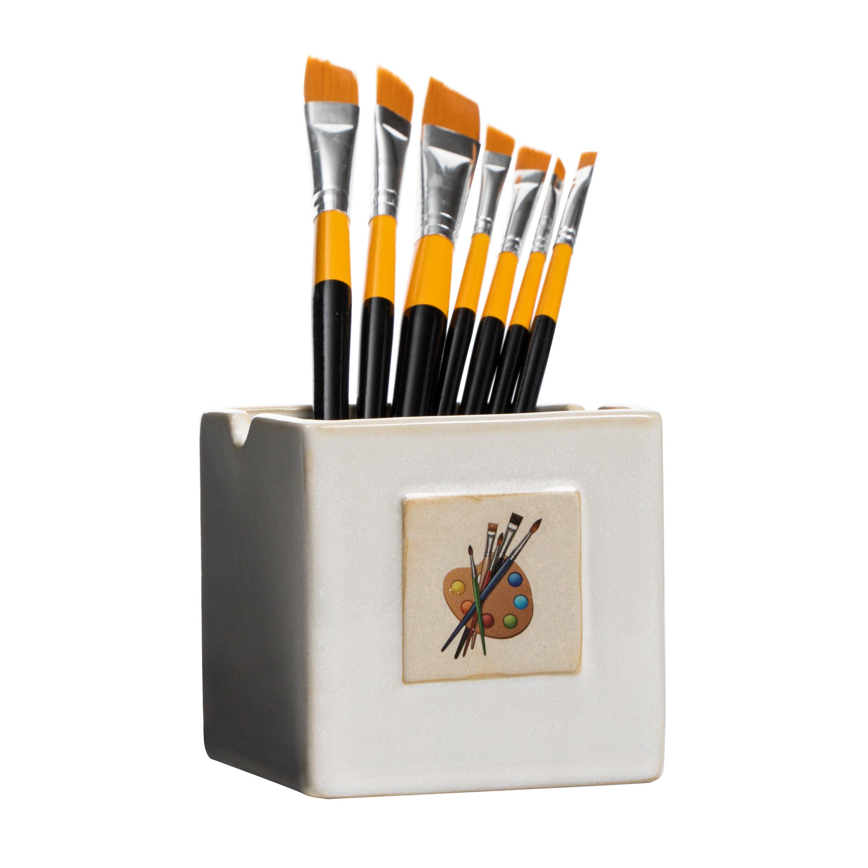 The Wine Savant /  Khen Glassware - Wholesale Paint Set - Painters Artist Cup by Gute 3.5"H 3" W - Paint Mixing Cup1