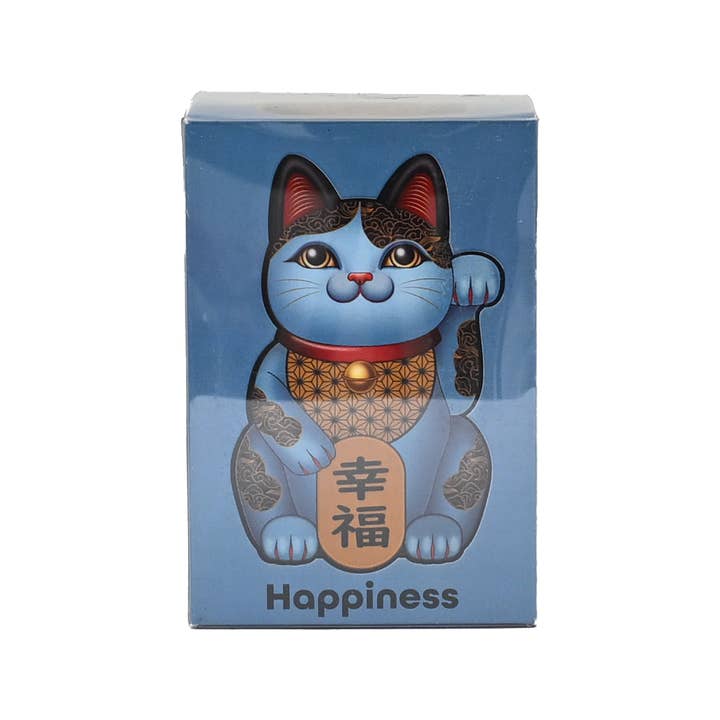 Urban Tokyo - Wholesale Decorative Figurine - 3.25"H Happineko Figurine Blue Happiness (1/36)3