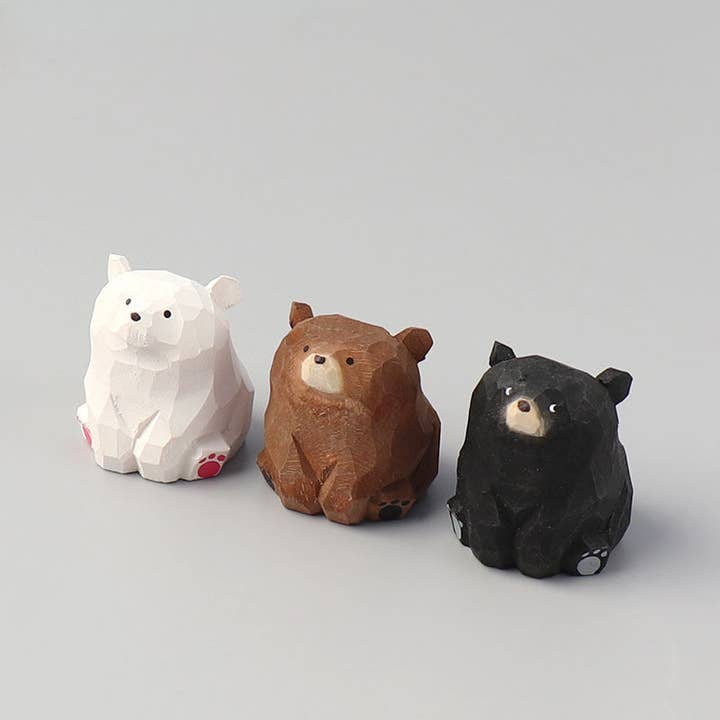 Gohobi (We cover U.S. import duties) - Wholesale Decorative Figurine - Gohobi Handcrafted Wooden Bear Ornament23