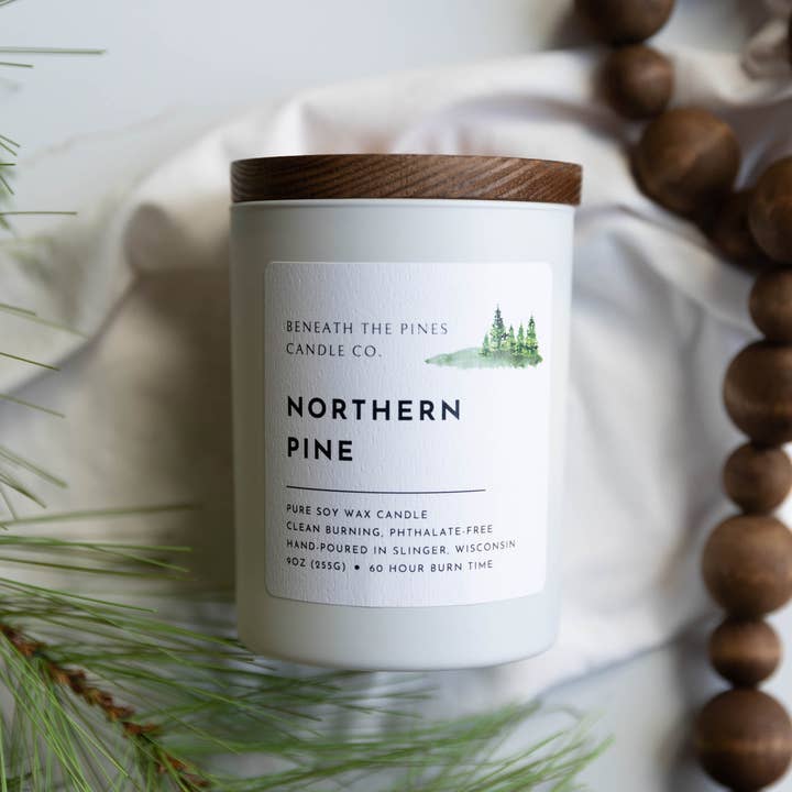 Beneath The Pines Candle Co. - Wholesale Jar/Filled Candle - Northern Pine Soy Candle