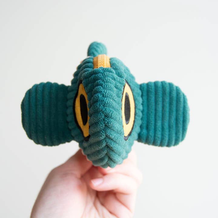 Curlworks - Wholesale Pencil Case/Pouch - The Fish Pouch - Coral / Dark Green2