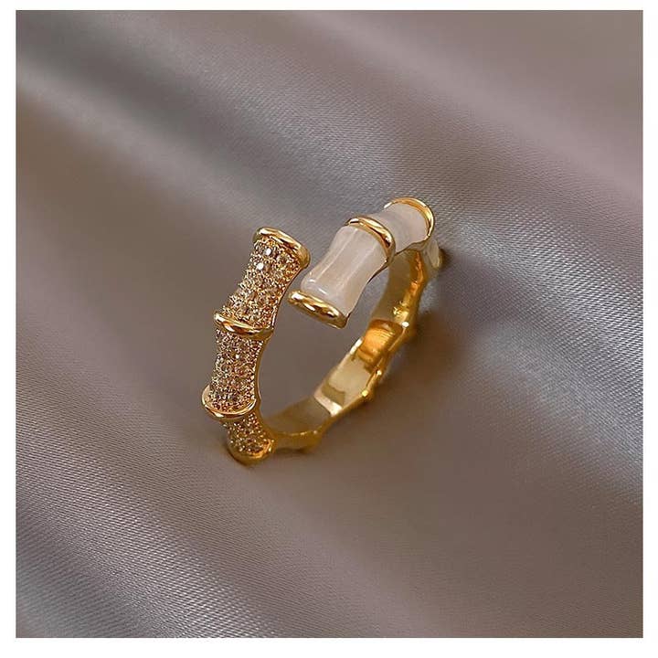 Perleguld justerbar åben ring for engroshandel hos Gemscape UK