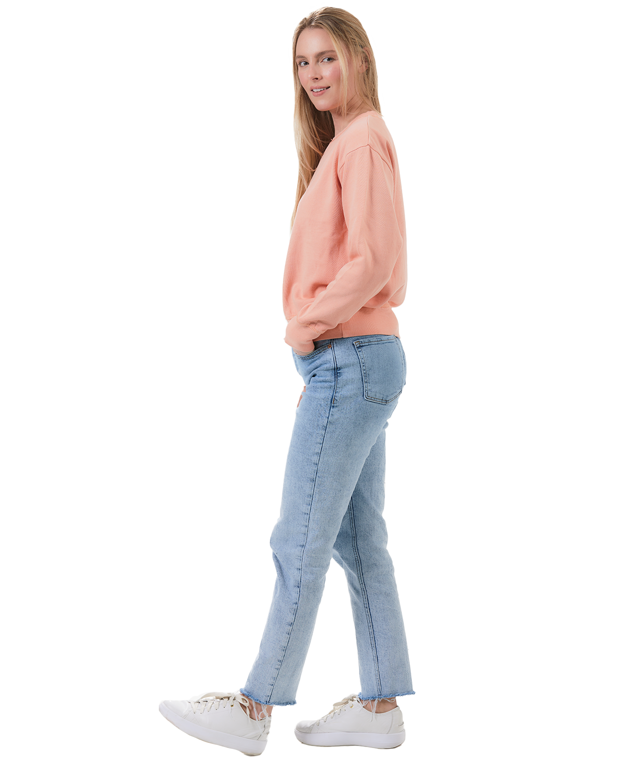 U.S. Apparel - Wholesale Sweatshirt - Women's - Ladies Garment Dyed Crew Fleece8