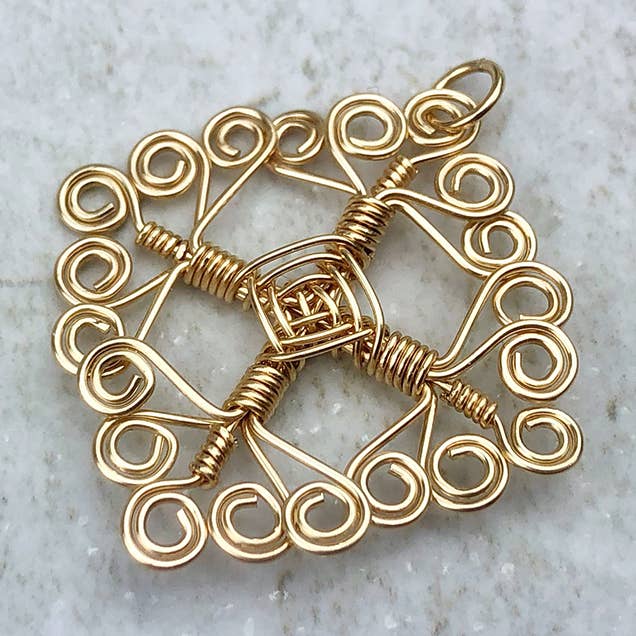 Tree of Life Pendant- gold for wholesale by Nicolette Tallmadge Designs