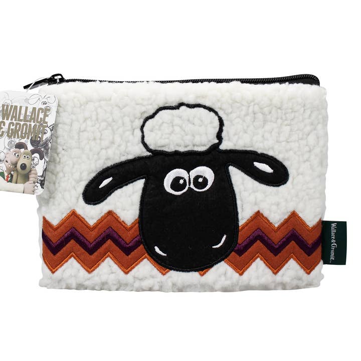 Bolsa de Peluche (16cm x 24cm) - Wallace & Gromit (Shaun) por atacado de Half Moon Bay