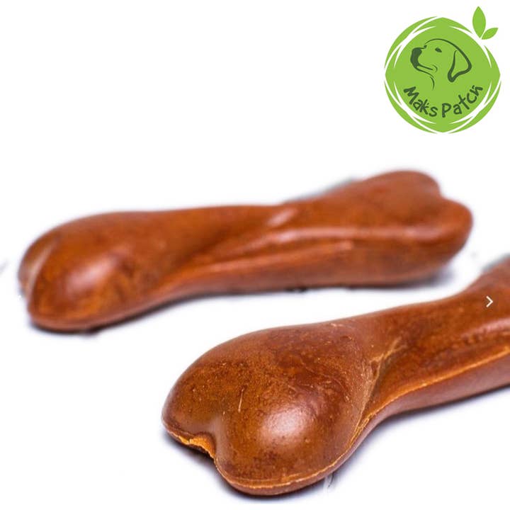 Miro & Makauri - Wholesale Pet Treats - Dog - 50 x Maks'Patch Vegan Dog Treats Pumpkin & Carrot Bones
