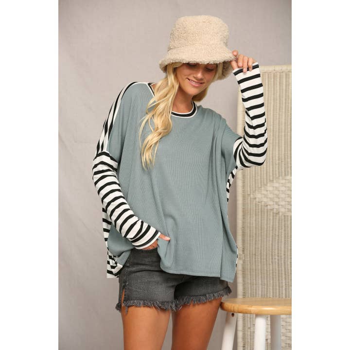 Pulôver Serah Thermo and Stripe Lover por atacado de salt & bit