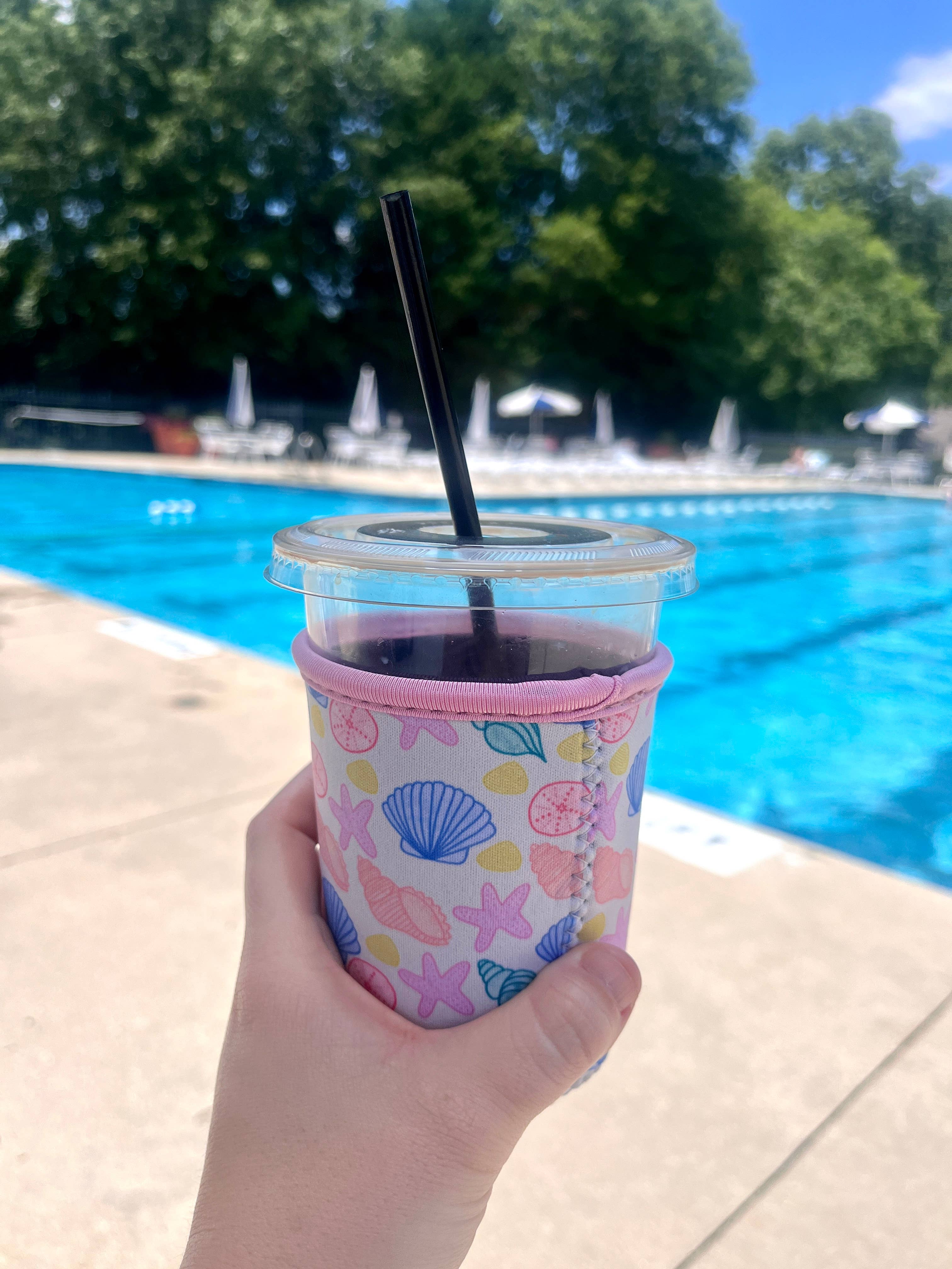 Hanstan Studio - Wholesale Drink Huggers & Koozies - Sea Shell Coffee Sleeves1