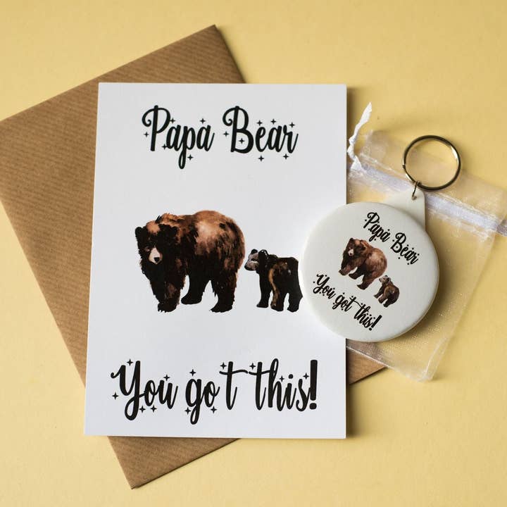Dios Designs – wholesale Postcard – A6 Postcard Print - Papa Bear4