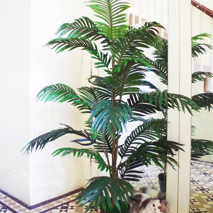 Leaf Design UK LTD – wholesale Konstgjord växt – Stor konstgjord palmträd 140cm Areca Palm Extra Tall