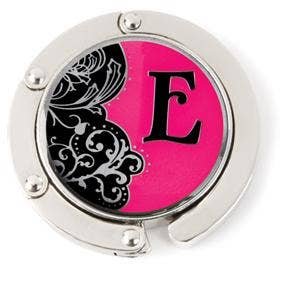 Alexx, Inc. - Wholesale Purse Hook/Hanger - Women's - Hang'em High® Monogram "E" Purse Hanger (SKU: 07-205)0