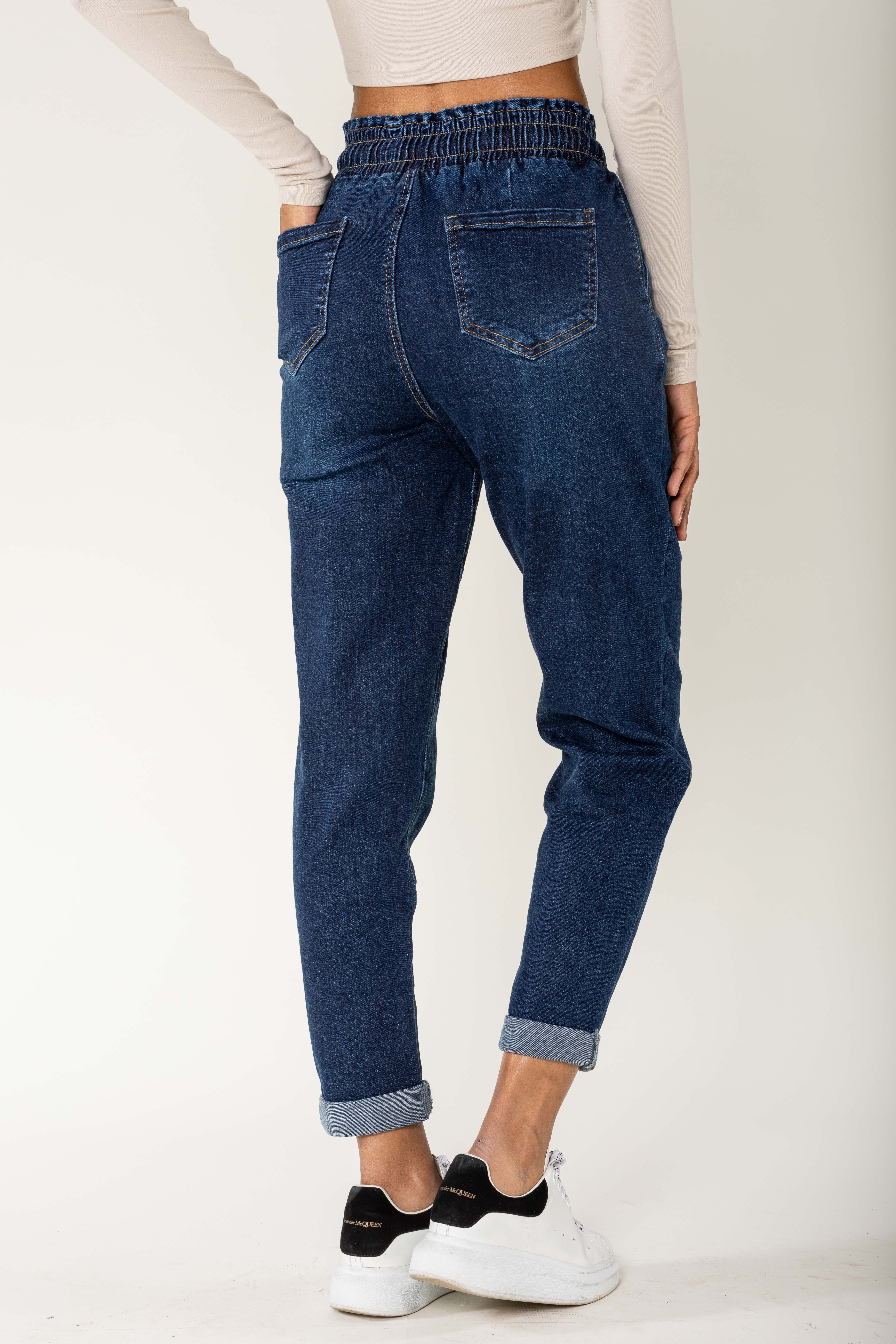 Nina Carter - Wholesale Pants - Women's - Panta jogg leopard elastic waist with drawstring P50034