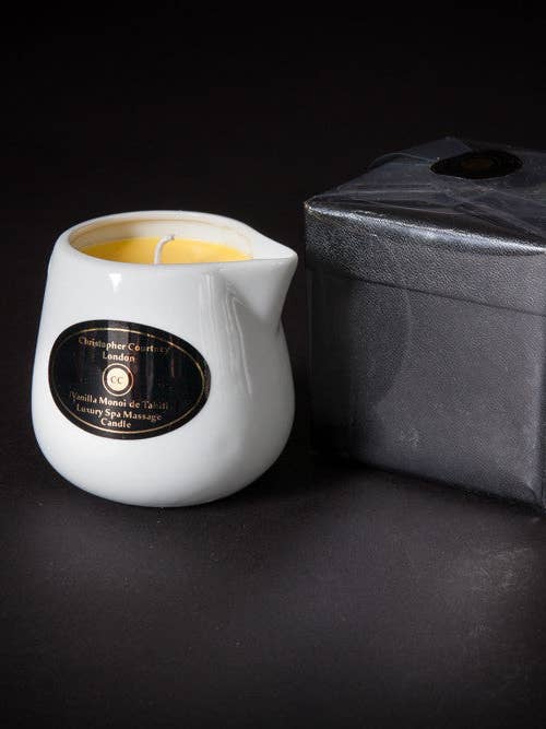 Vanilla Monoi de Tahiti - Luxury Spa Massage Candle 228ml for wholesale by Christopher Courtney