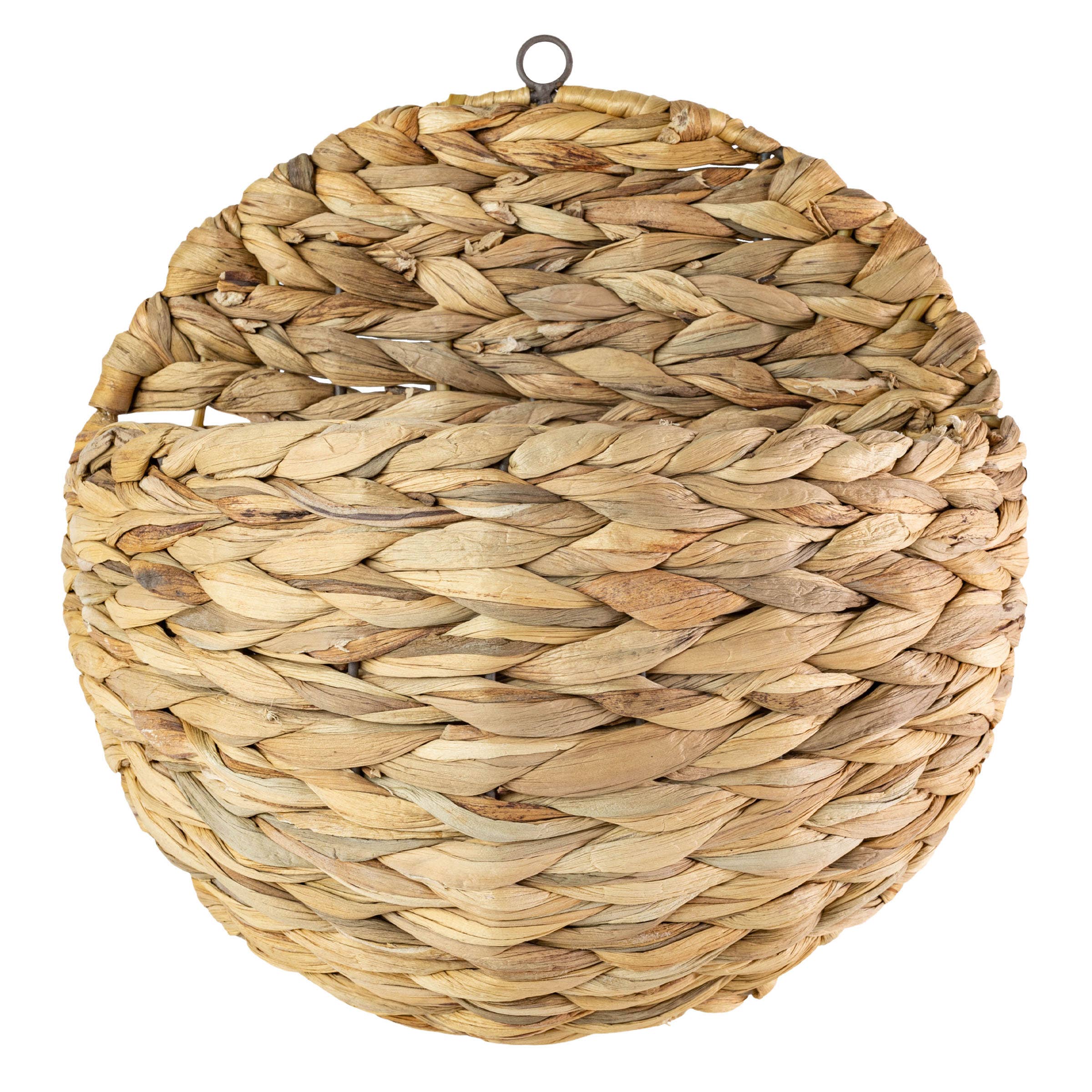 Foreside Home & Garden - Wholesale Wall Accent - SALE - Calliope Braided Wall Pocket Water Hyacinth4