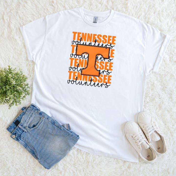 Big T Tennessee Volunteers T-Shirt – Classic Vols Game Day Tee for wholesale by Pressed in Chaos