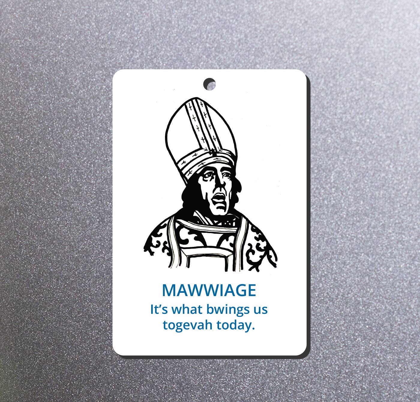 Design Corner – Großhandel Grußkarten für den Alltag – Princess Bride Mawwiage Priest Karte2