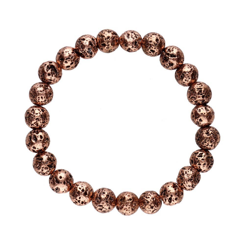 Vives de la Cortada S.L – wholesale Pärlarmband – Kopparbad Lava Armband 8mm1