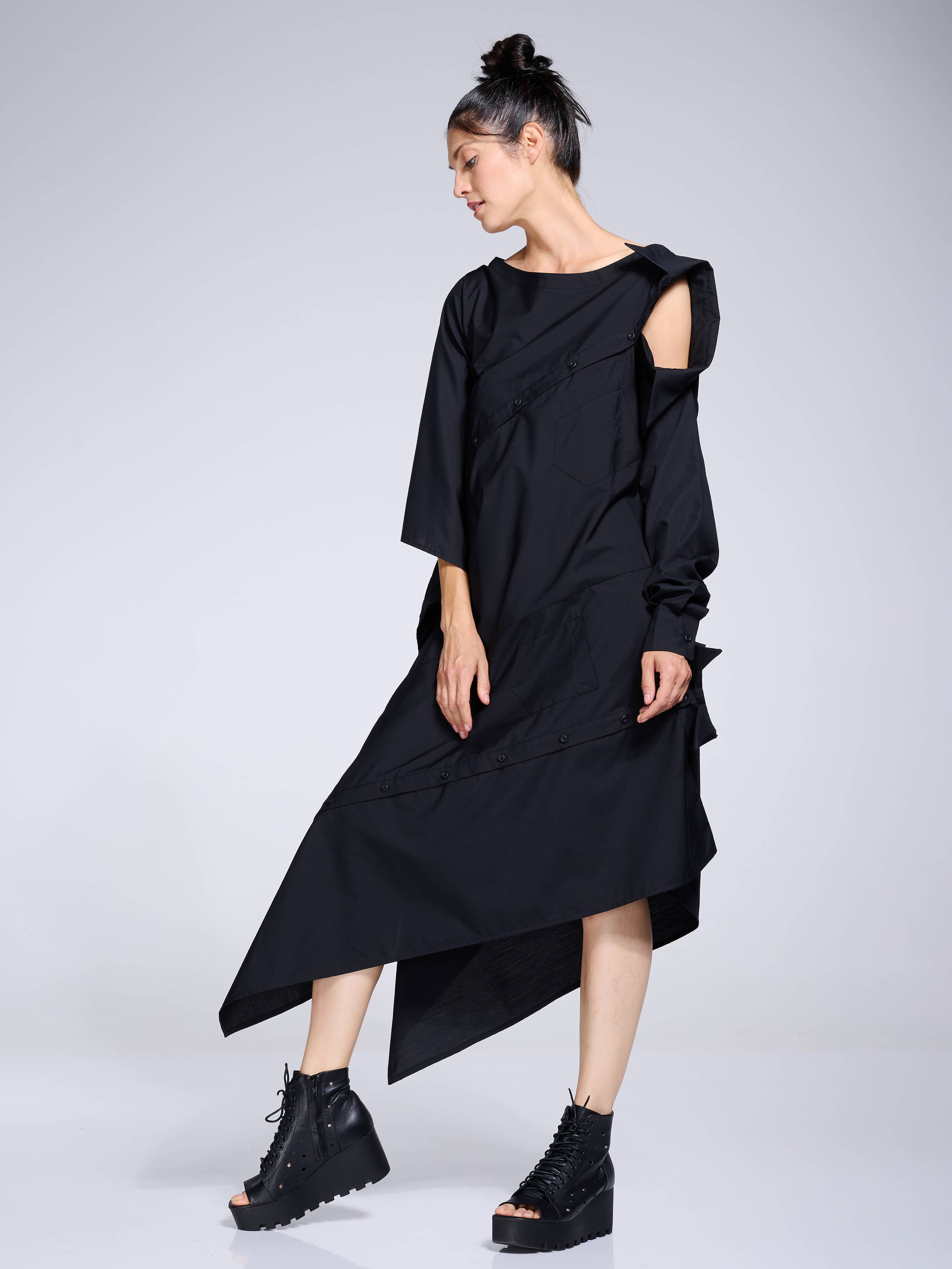 Metamorphoza - Wholesale Dress - Women's - Futuristic Shirt Dress4