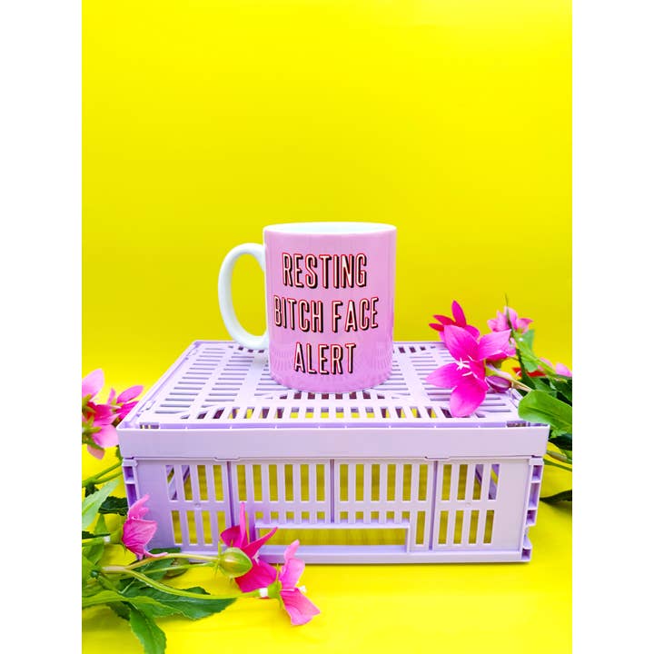 ART WOW - Wholesale Coffee Mug - Mugs 'Resting Bitch Face Alert'
