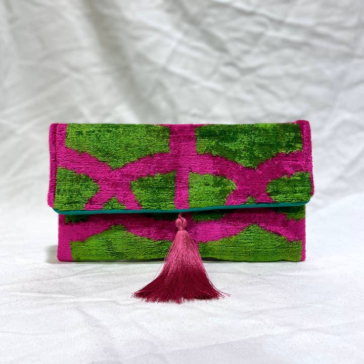 Ikat Clutch Bag Malaga for wholesale by Mila∞Miro by Emelie