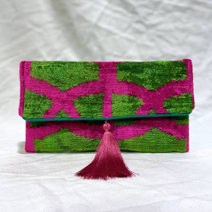 Ikat Clutch Bag Malaga for wholesale by Mila∞Miro by Emelie