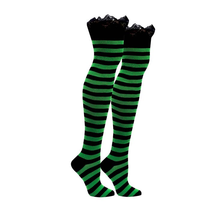 Everything Legwear - Wholesale Socks - Women's - Sock House Co. Ladies Rugby Lace Thigh High Socks3