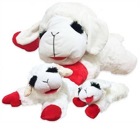 Pet Palette Distribution - Wholesale Pet Plush Toy - Dog - Multipet Lamb Chop Plush Dog Toy 10"1