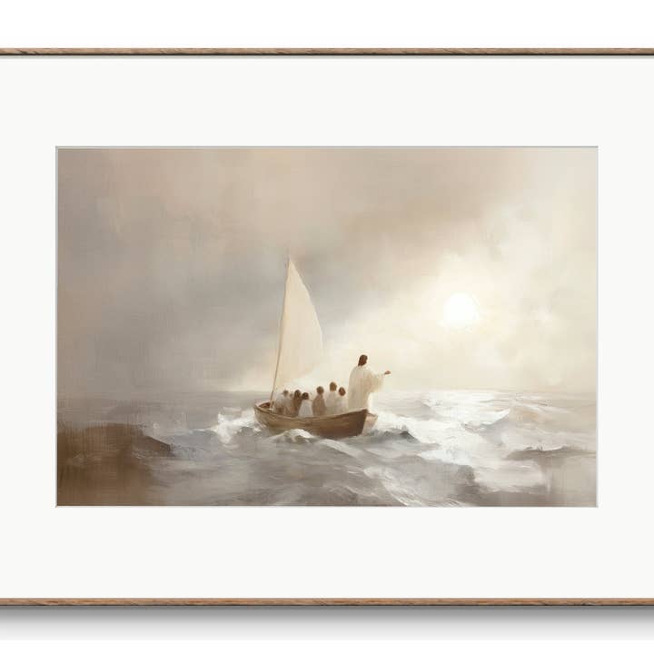 Great Thou Art - Wholesale Art Print - Jesus Calms The Storm - Print
