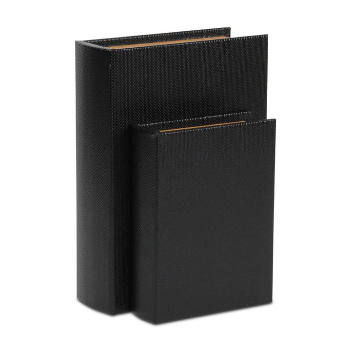 Cheungs Home Decor – Großhandel Dekoschachteln – Liniva Buchbox-Set mit gewebtem Muster aus Vinyl