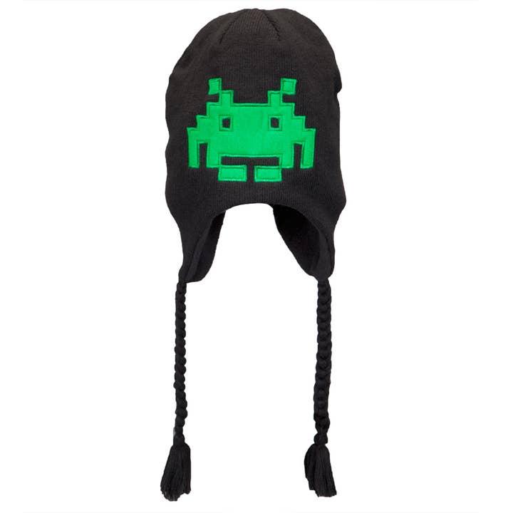 Space Invaders - 8-Bit Alien Peruvian Knit Hat for wholesale by Official Store