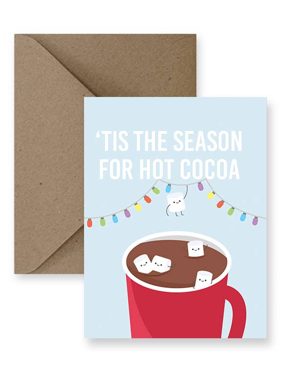 Es ist die Saison Hot Cocoa Feiertagskarte für den Großhandel von IMPAPER