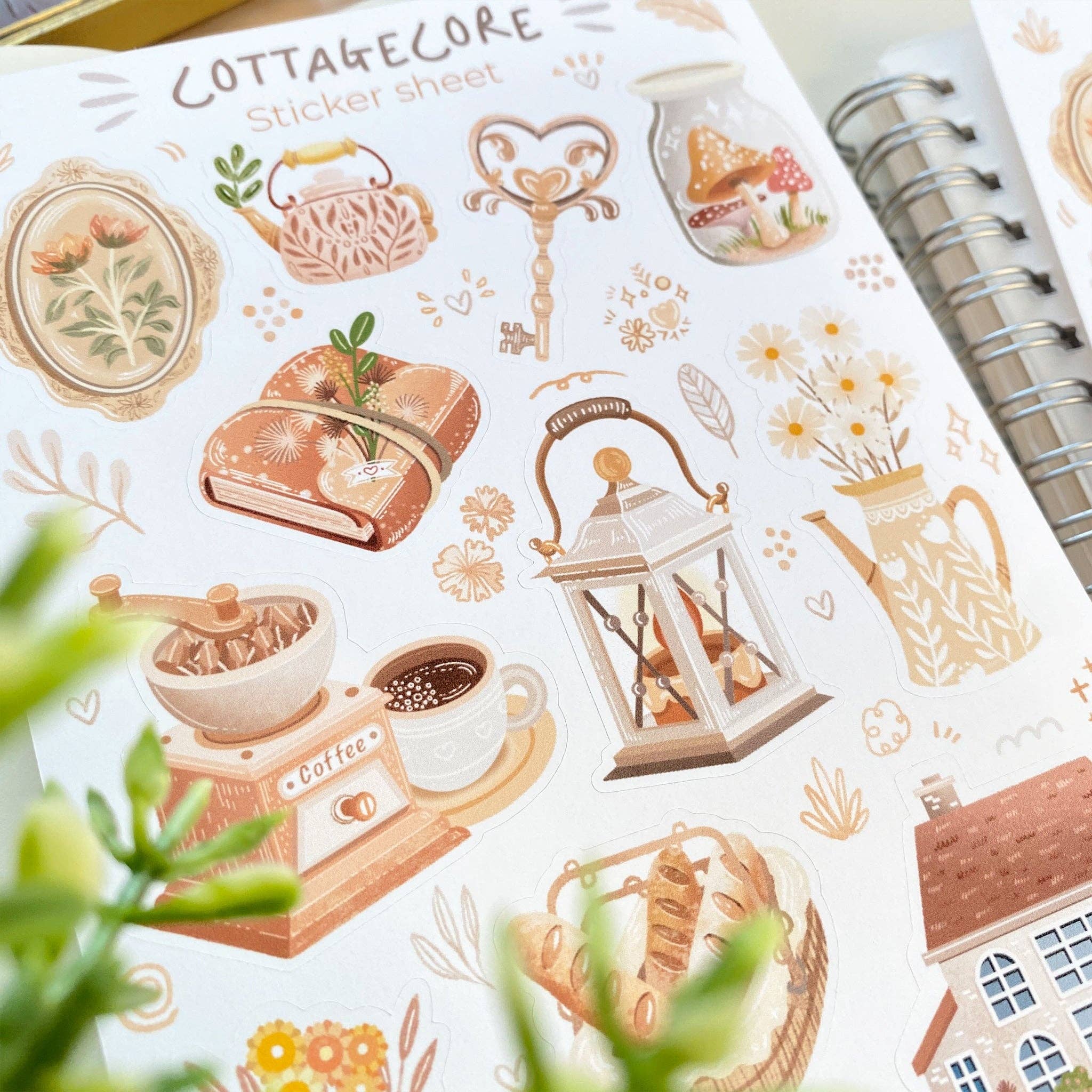 Lettoon - Wholesale Sticker - Sticker Sheet - Cottagecore7