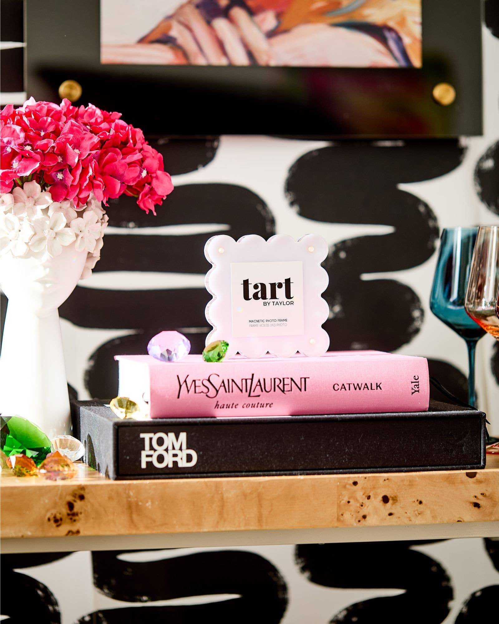 Tart By Taylor - Wholesale Picture Frame - White Mini Acrylic Picture Frame2