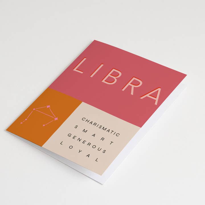 Bon Femmes - Wholesale Everyday Greeting Card - Libra Zodiac Card1