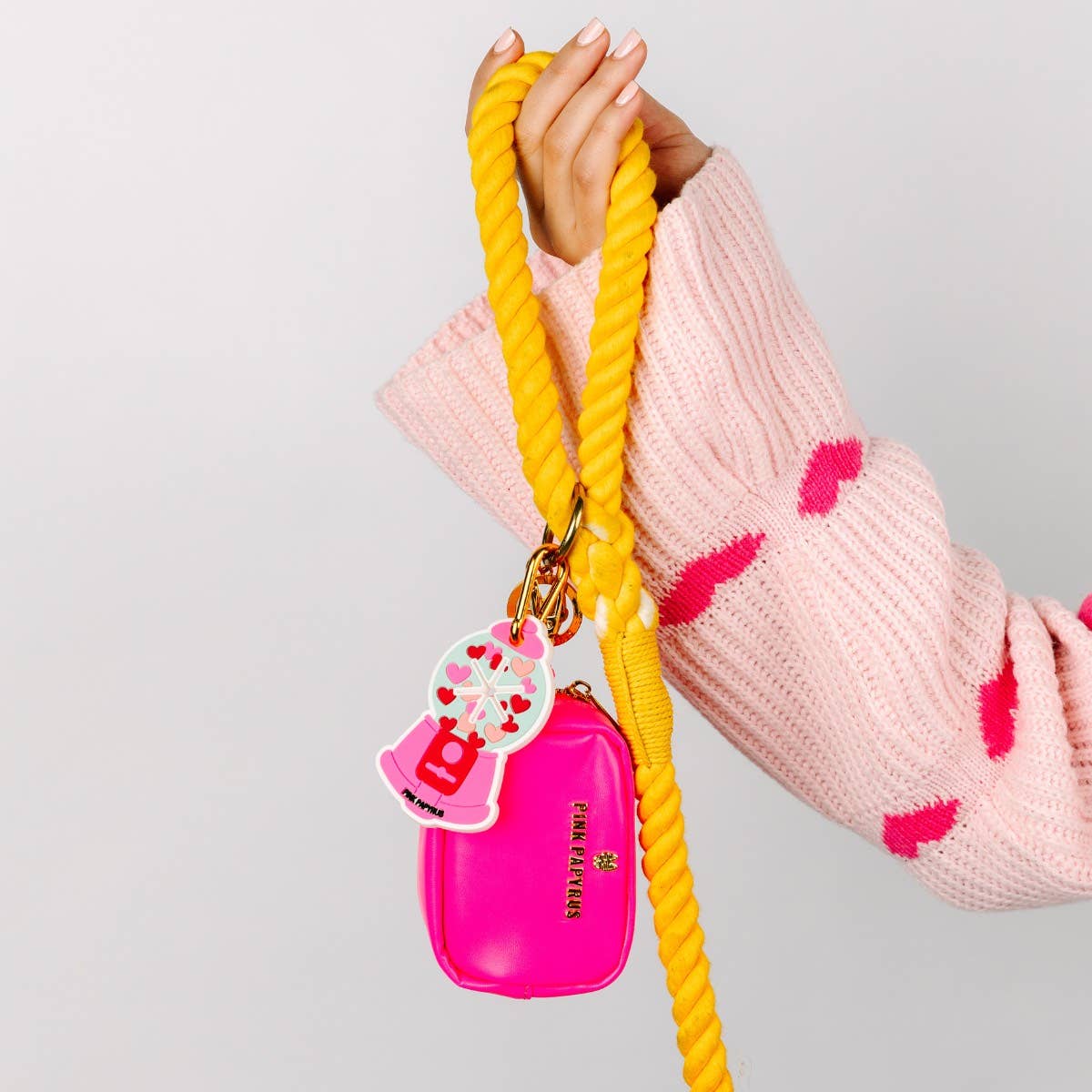 Pink Papyrus | Premium, Durable, & Stylish Dog Products - Wholesale Pet Poop Bag - Love Bubble Pick Up | Waste Bag Holder | Poop Bag Holder1