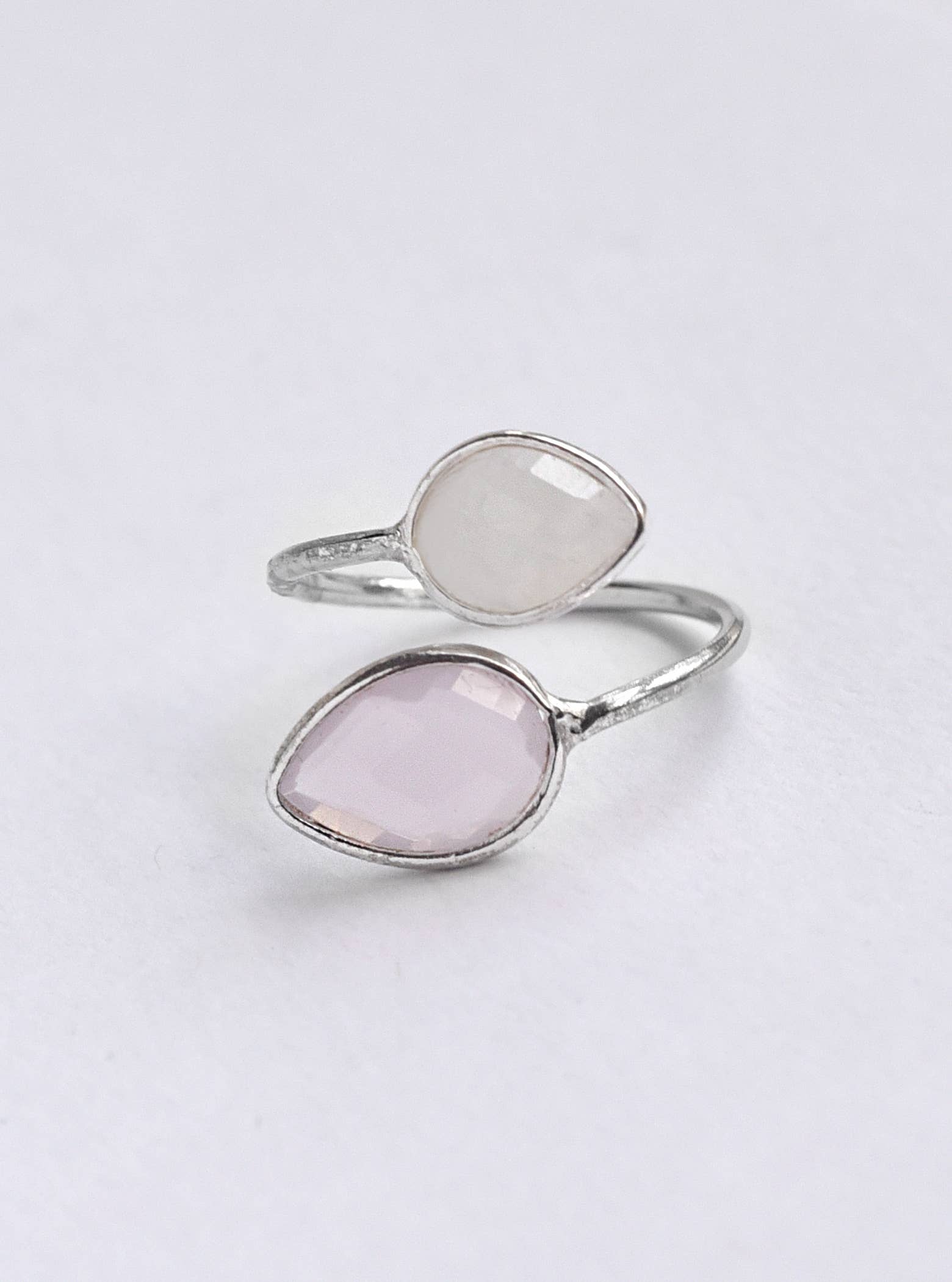 FELIX Z DESIGNS - Wholesale Cocktail/Statement Ring - Double Gemstone Ring, Adjustable size.4
