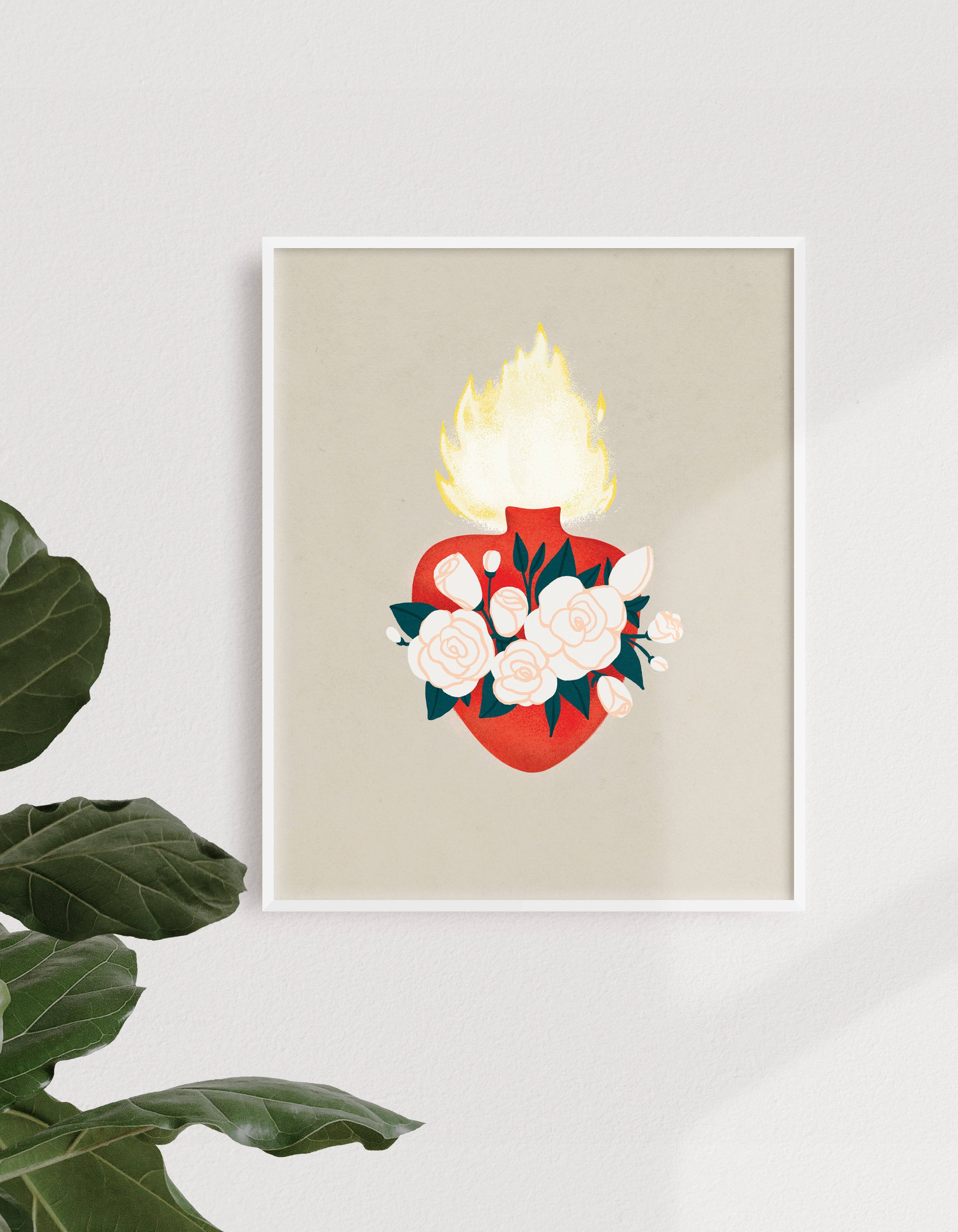 Providential Co. - Wholesale Art Print - Prints: Holy Family Hearts4