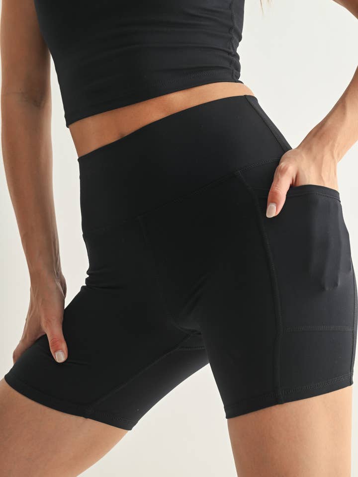 Mono B - Wholesale Athletic Shorts - Women's - Venice Cloud Light Sculpt Biker Shorts