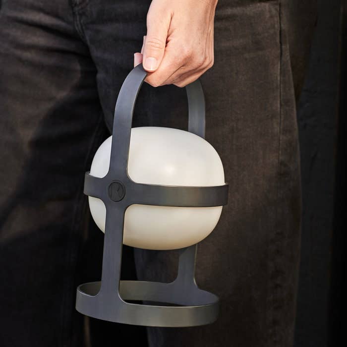 Danish Design Collective - Wholesale Lantern - Rosendahl - Soft Spot - 7.3" Framed Solar Lantern w/ Handle
