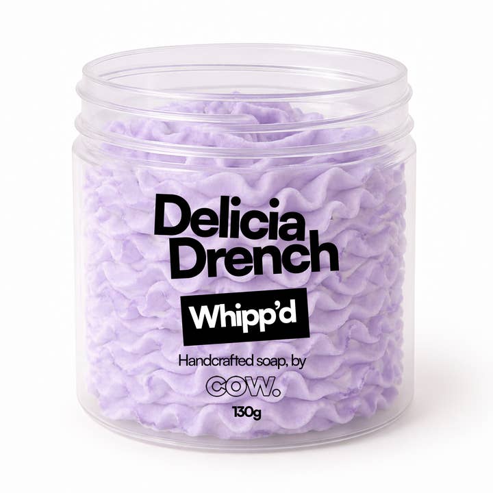 Delicia Drench - Whipped Soap for wholesale by COW Home & Body