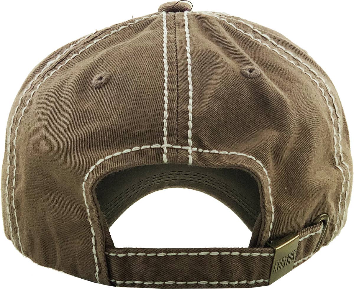 KBETHOS - Wholesale Honkbalpet - Uniseks - KBETHOS vintage pet met 'TACOS AND CERVEZAS'-opdruk8