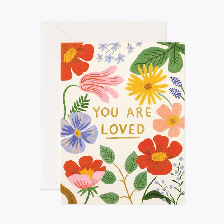 You Are Loved Valentine's Day Card for wholesale by Rifle Paper Co.
