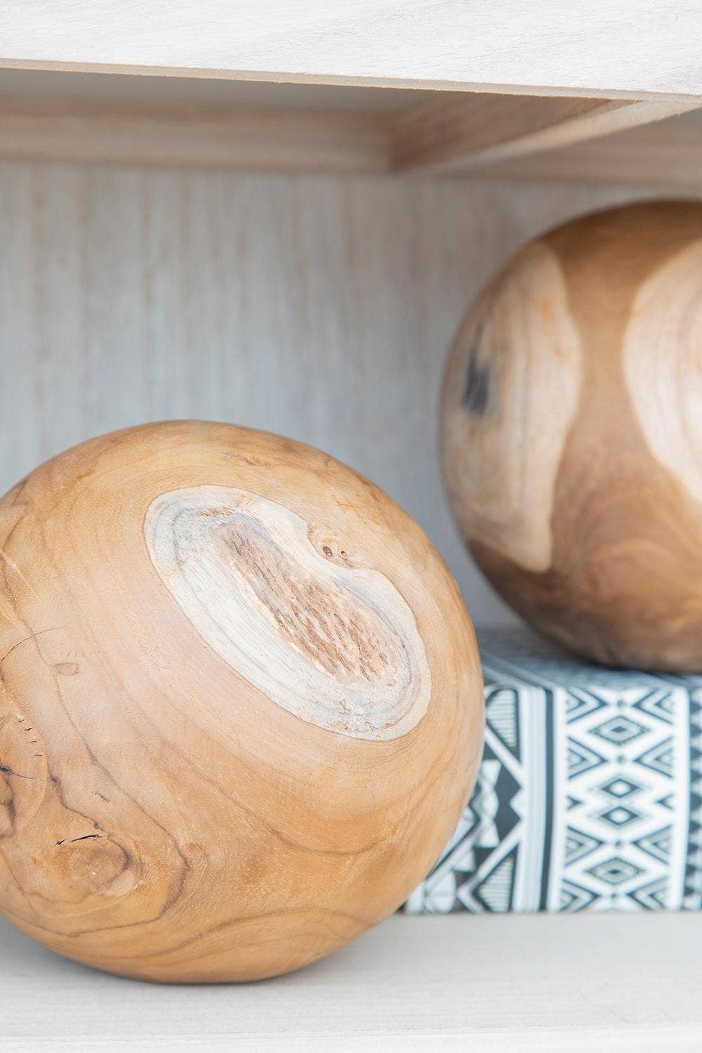 A&B Home Group Inc. - Wholesale Decorative Tabletop Object - S/3 Teak Ball5