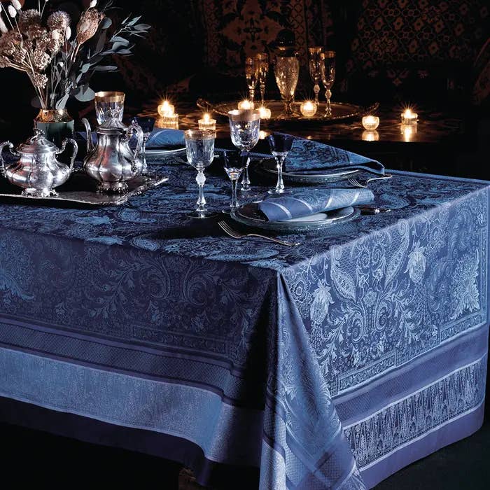 Persina Crepuscule Tablecloth, Stain-Resistant for wholesale by Garnier Thiebaut