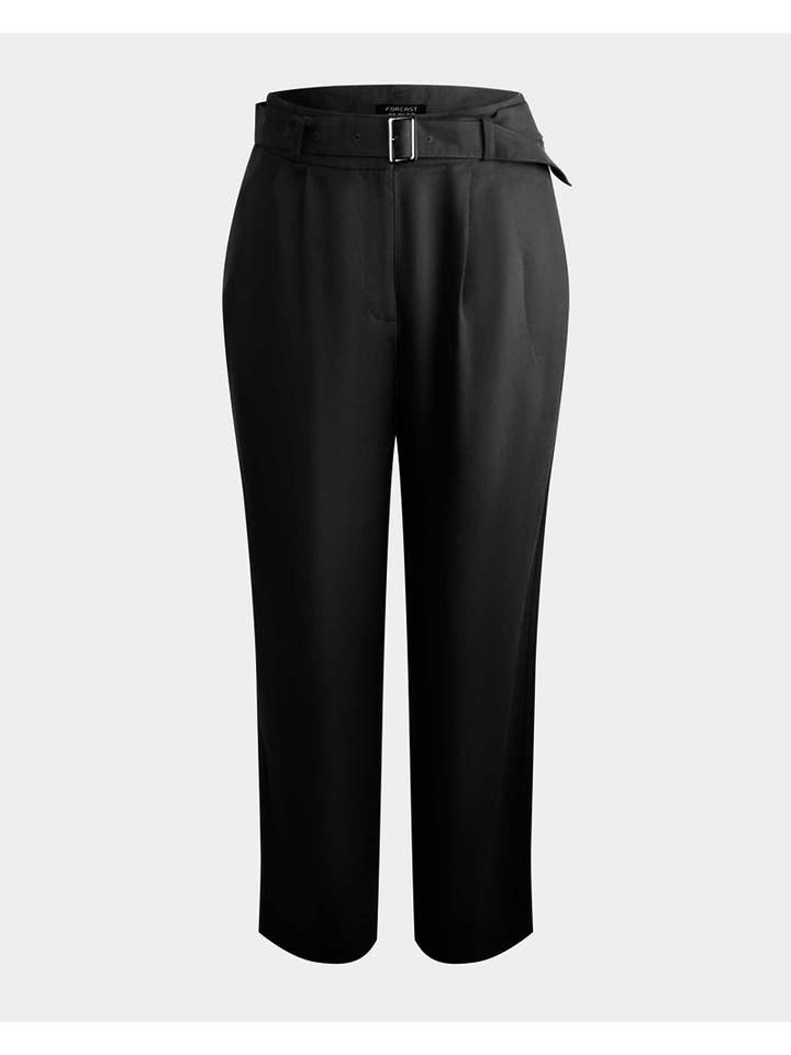 Forcast - Wholesale Pants - Women's - Forcast Women's Mazzy Cotton Belted Trousers