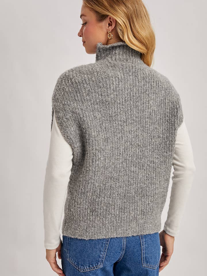 Bluivy - Wholesale Sweater Vest - Women's - TURTLENECK KNIT SWEATER VEST5