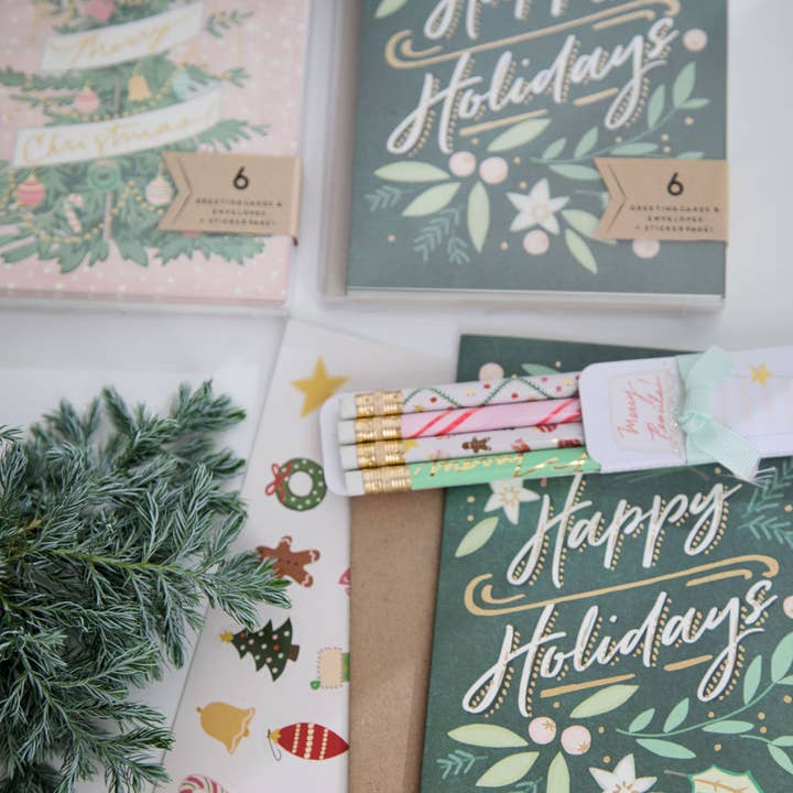 Karen Adams Designs – wholesale Pencil – Merry Pencil Set2